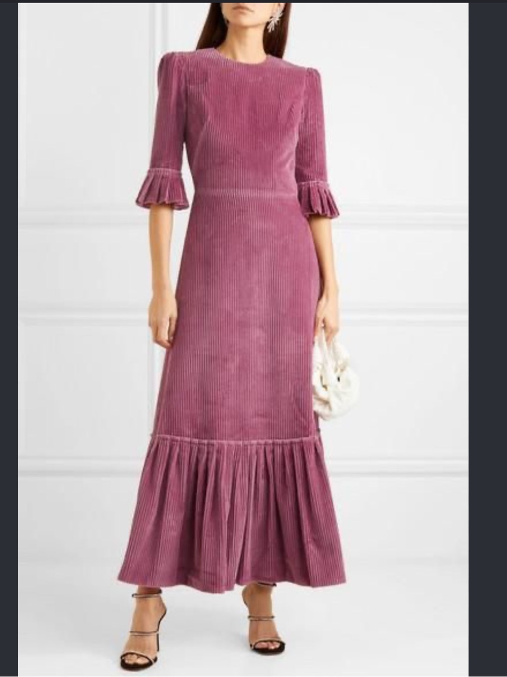 The Vampire’s Wife Festival Corduroy Midi Maxi Dress NEW NWT